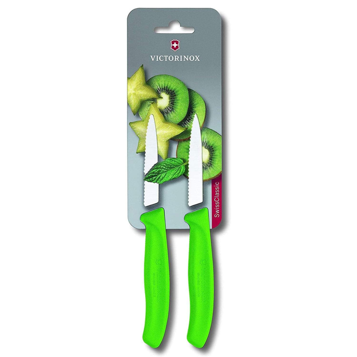 Cuchillos para Verdura Dentado Swiss Classic. Hoja 8 cm.
