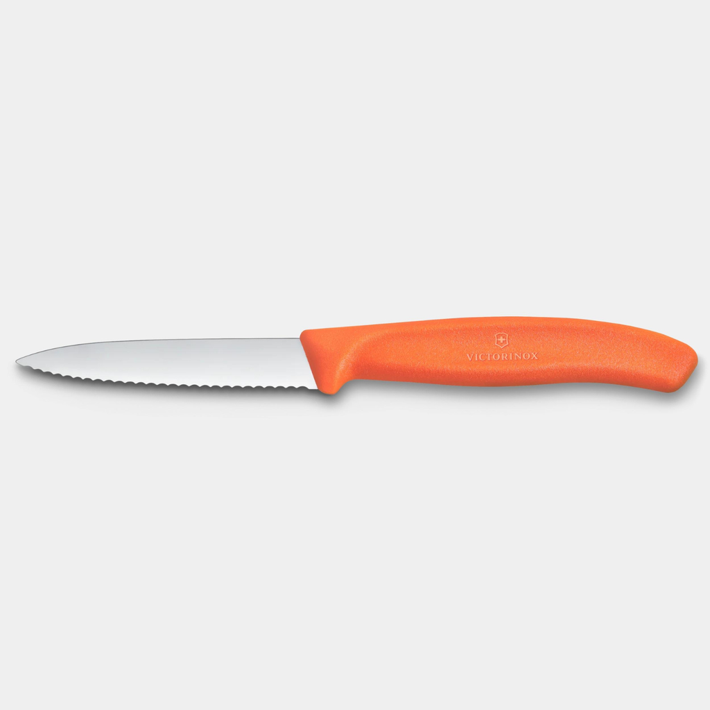 Cuchillo mondador dentado Swiss Classic. Hoja 8 cm.