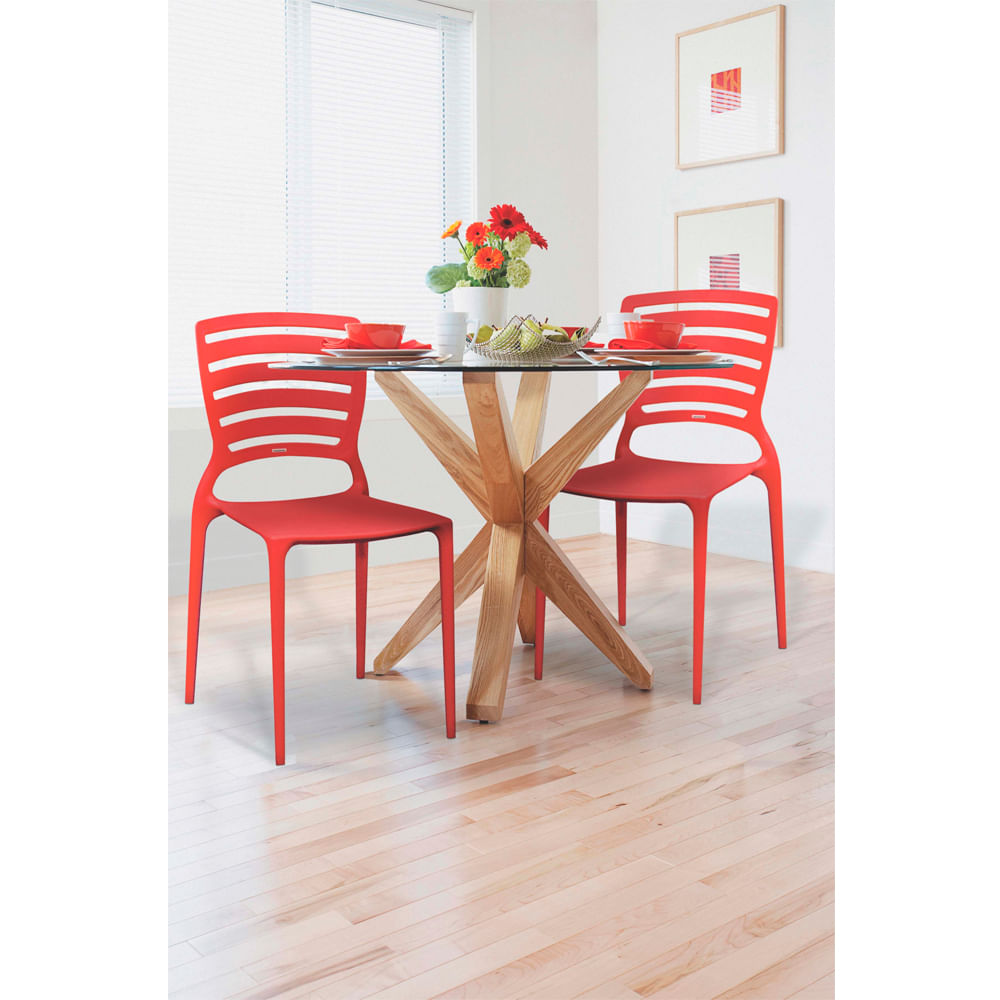 Silla Tramontina Sofia 92237/040 Rojo