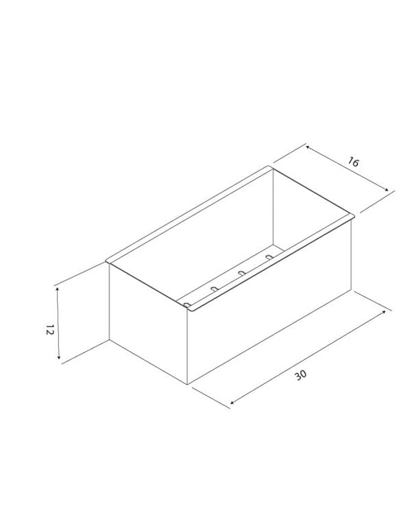 Escurridor Profundo Tramontina 30cm 94534/011 para Canal Humedo