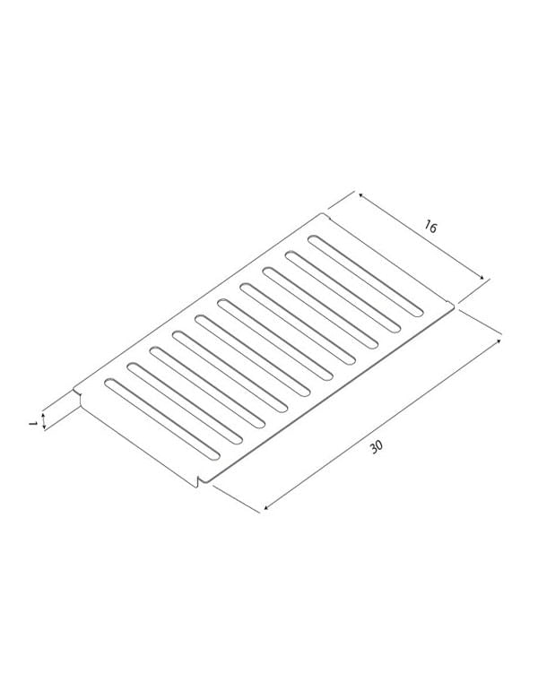 Escurridor Tramontina 30cm 94534/013 para Canal Humedo