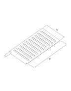 Escurridor Tramontina 30cm 94534/013 para Canal Humedo