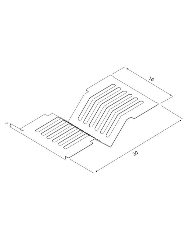 Escurridor de Platos Tramontina 30cm 94534/015 para Canal Humedo