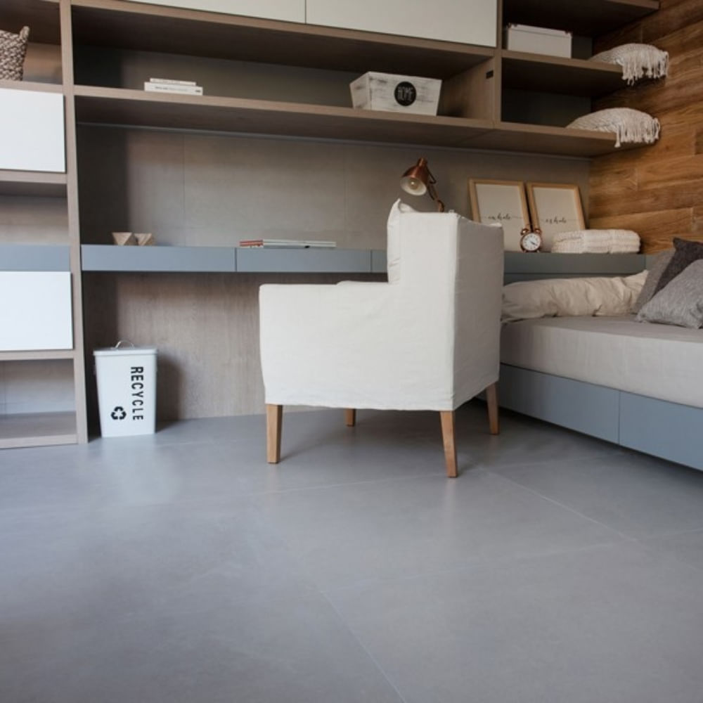 Porcelanato 60x60 Urban Light Grey Vite Rectificado
