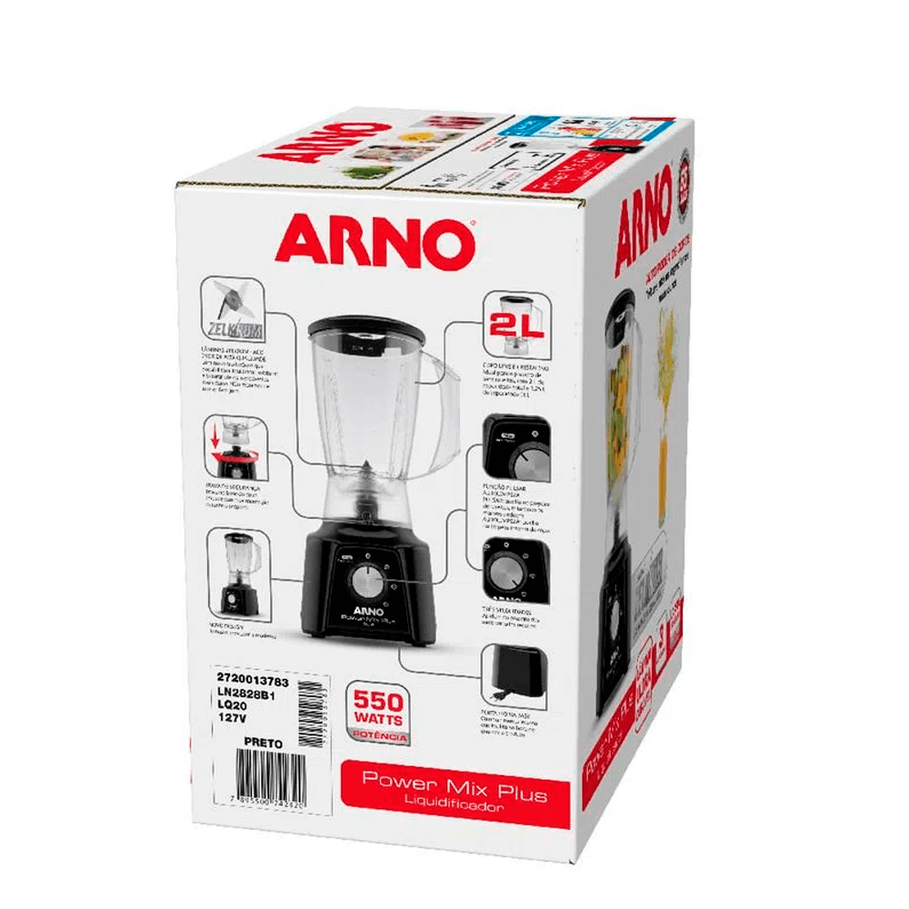 Licuadora Arno Power Mix LN2828B2 Plus