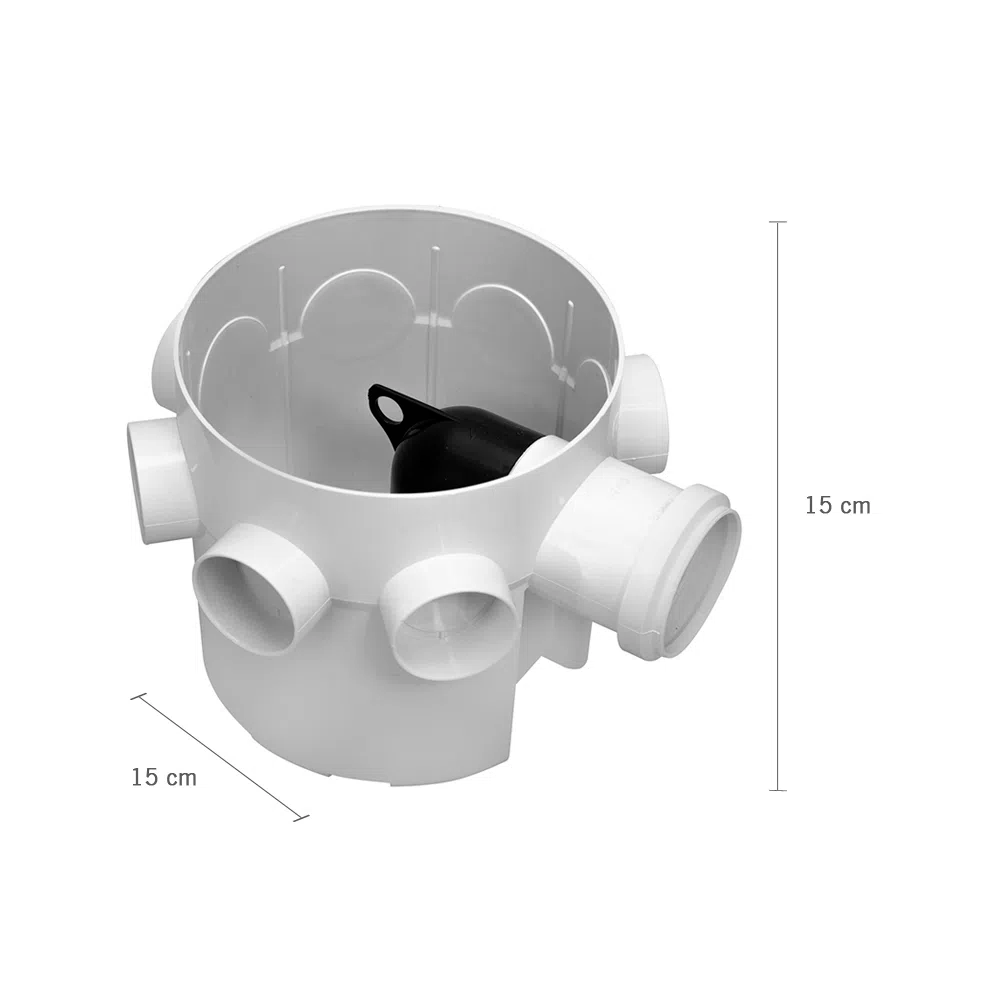 Caja Sifonada Astra Plastico Cuerpo de 6" CS5/C