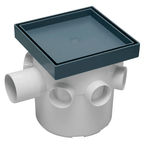 Caja Sifonada Astra Plastico Cuadrado de 6" CS5RO15-CZ Oculto