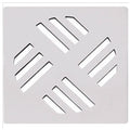 Rejilla Desague Astra GRAL10 Cuadrado Aluminio de 9.4 x 9.4cm