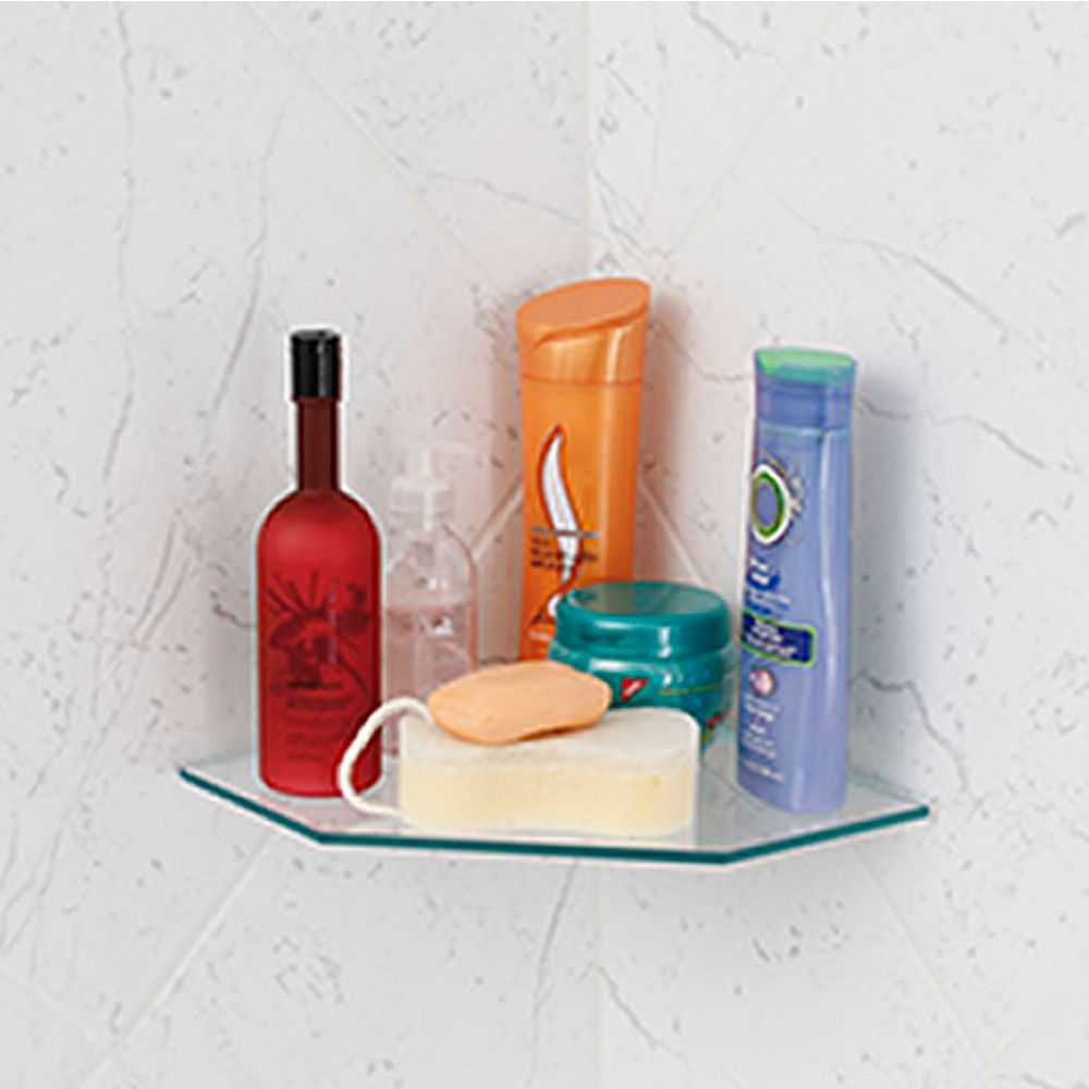 Repisa Baño Astra PVC25C 25x25 Esquinera