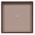 Sumidero Desague Astra Plastico Cuadrado 15x15 Beige RO15-BG Oculto