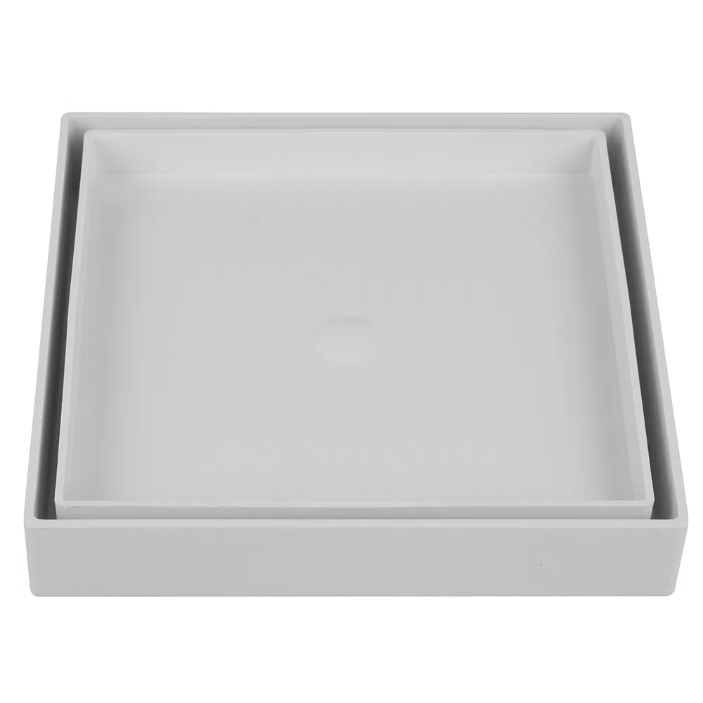 Sumidero Desague Astra Plastico Cuadrado 15x15 Blanco RO15-BR Oculto