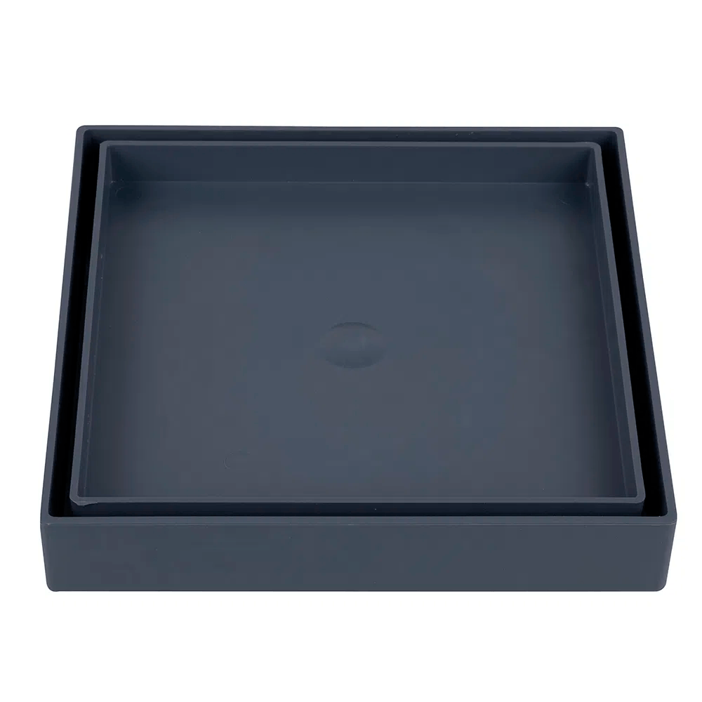 Sumidero Desague Astra Plastico Cuadrado 15x15 Gris RO15-CZ Oculto