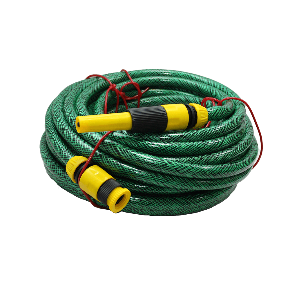 Manguera para Jardin Reforzada de 1/2" de 20mt Verde con pico plastico