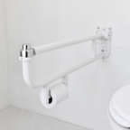 Barra de Apoyo Rebatible 80cm Ferrum VTEPA Blanco con accionamiento