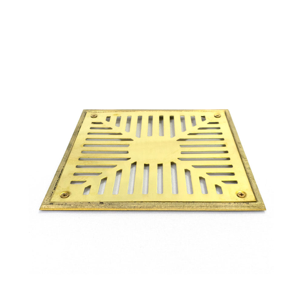 Reja Desagüe Casal Piso 20x20 Pulido 421 Latón