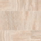 Porcelanato 57.7x57.7 Marmol Travertino Crema Pulido San Lorenzo Rectificado