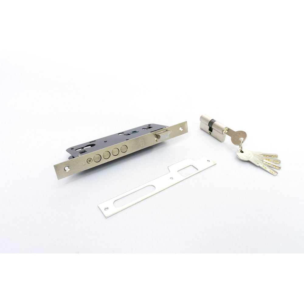 Cerradura Seguridad Niquelada Icsa 135HS/45 N