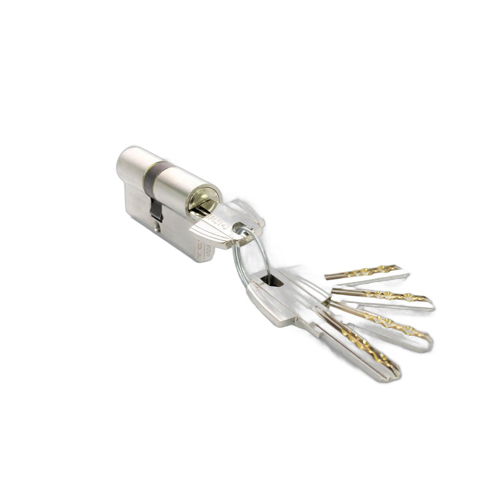 Cilindro Cerradura Externa 30mm Tesa HS T6553030N Niquelado