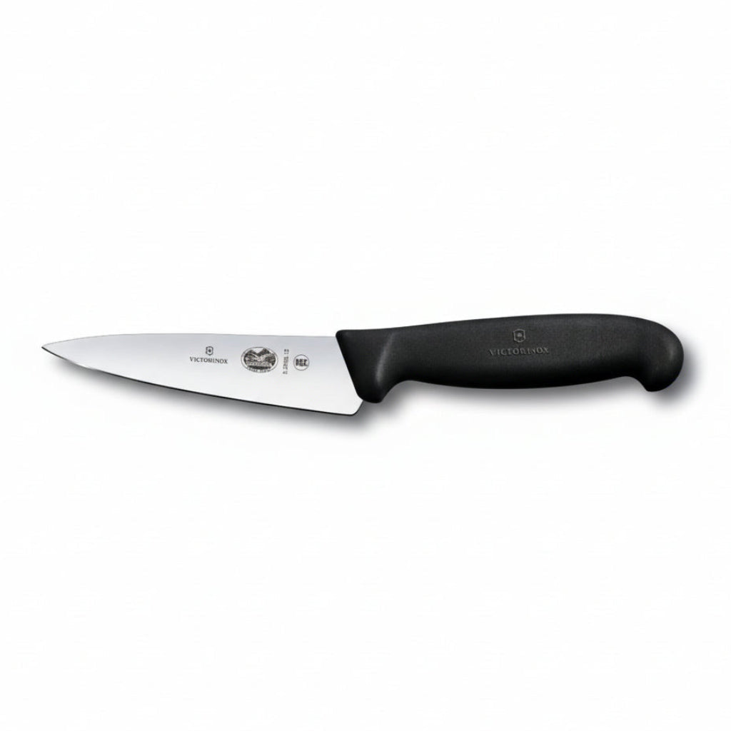 Cuchillo para trinchar Fibrox color Negro. Hoja 12 cm.