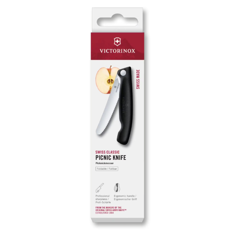 Cuchillo de picnic Swiss Classic filo dentado