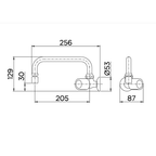 Grifo Cocina Pared Docol Itapema Bella 00199260 Pico Bajo