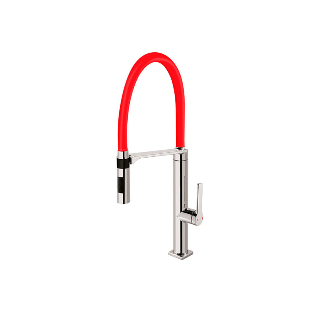 Mezcladora Mesada Monocomando Docol Doc 00695779 CR/Rojo