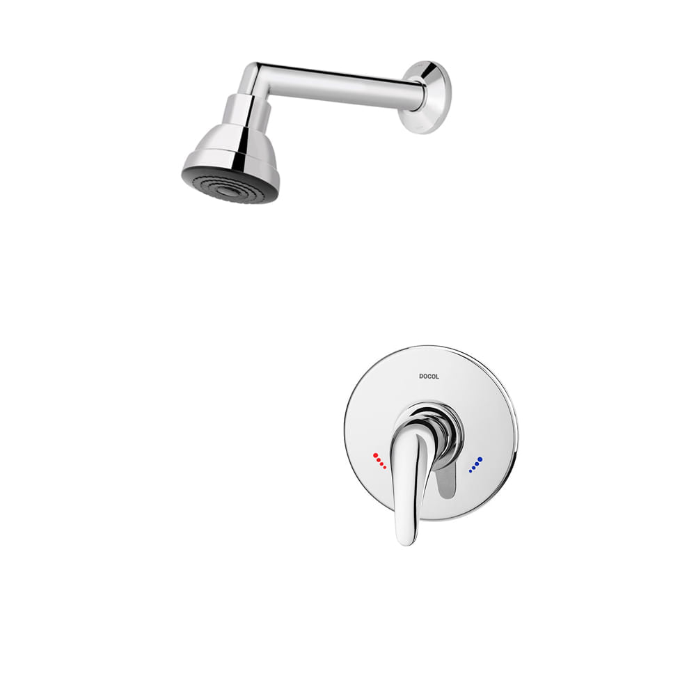 Mezcladora Monocomando Docol Way CR Bañera Cromo con Bonnaducha