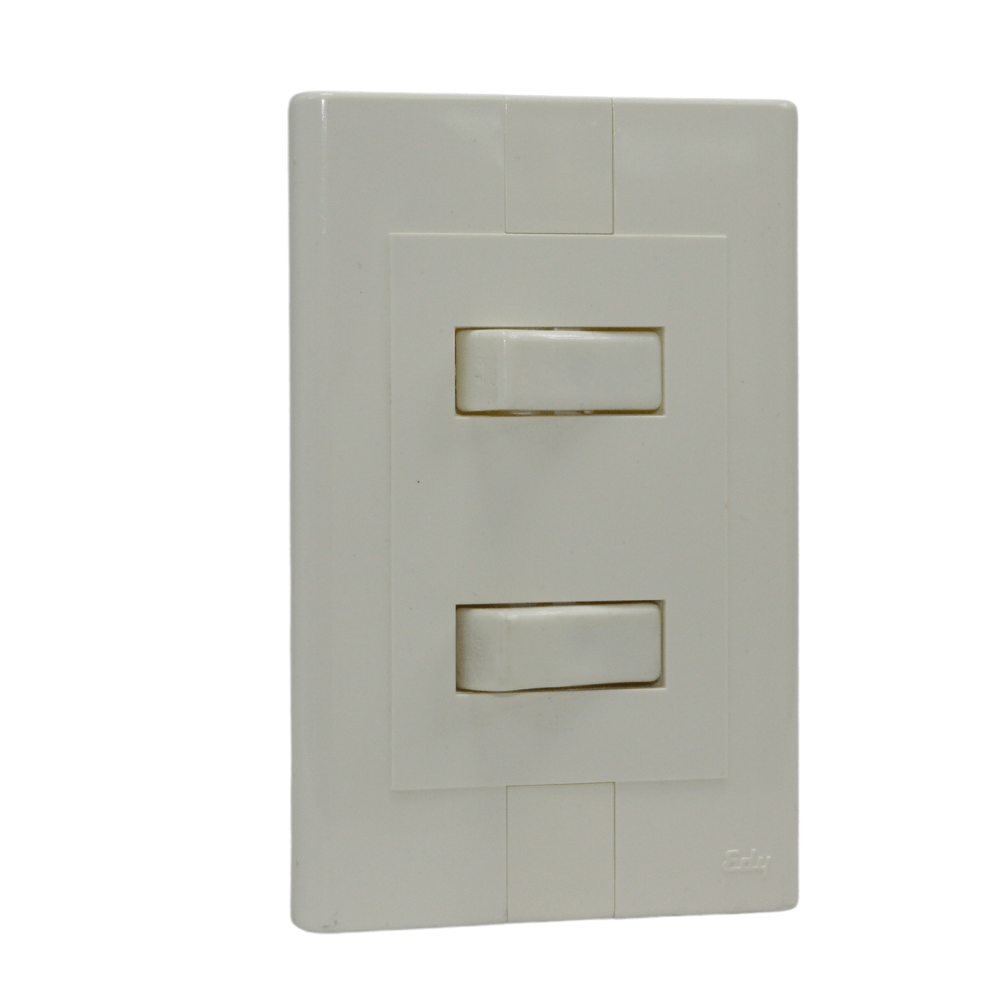 Placa Electrica Edy Brina BR-13802 de 2 Interruptor