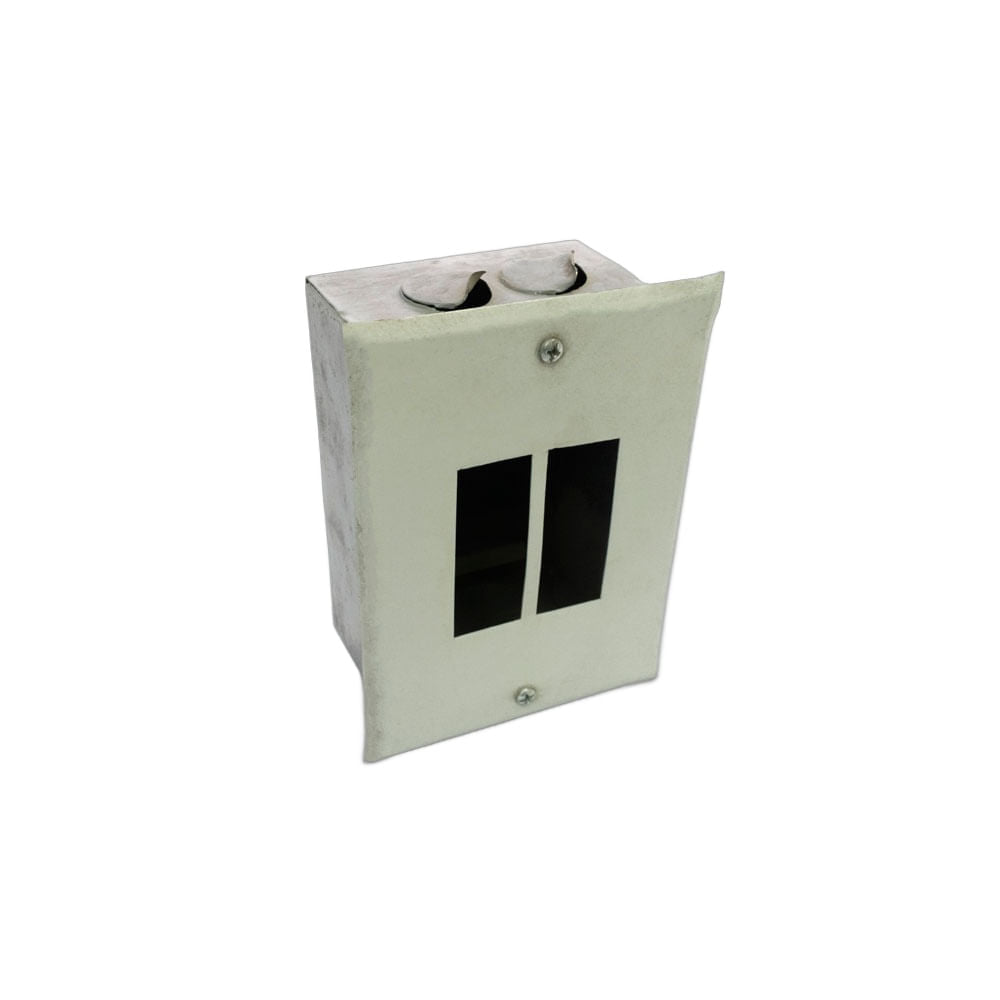 Caja Termico Metalica sin Tapa de 2 Termicos