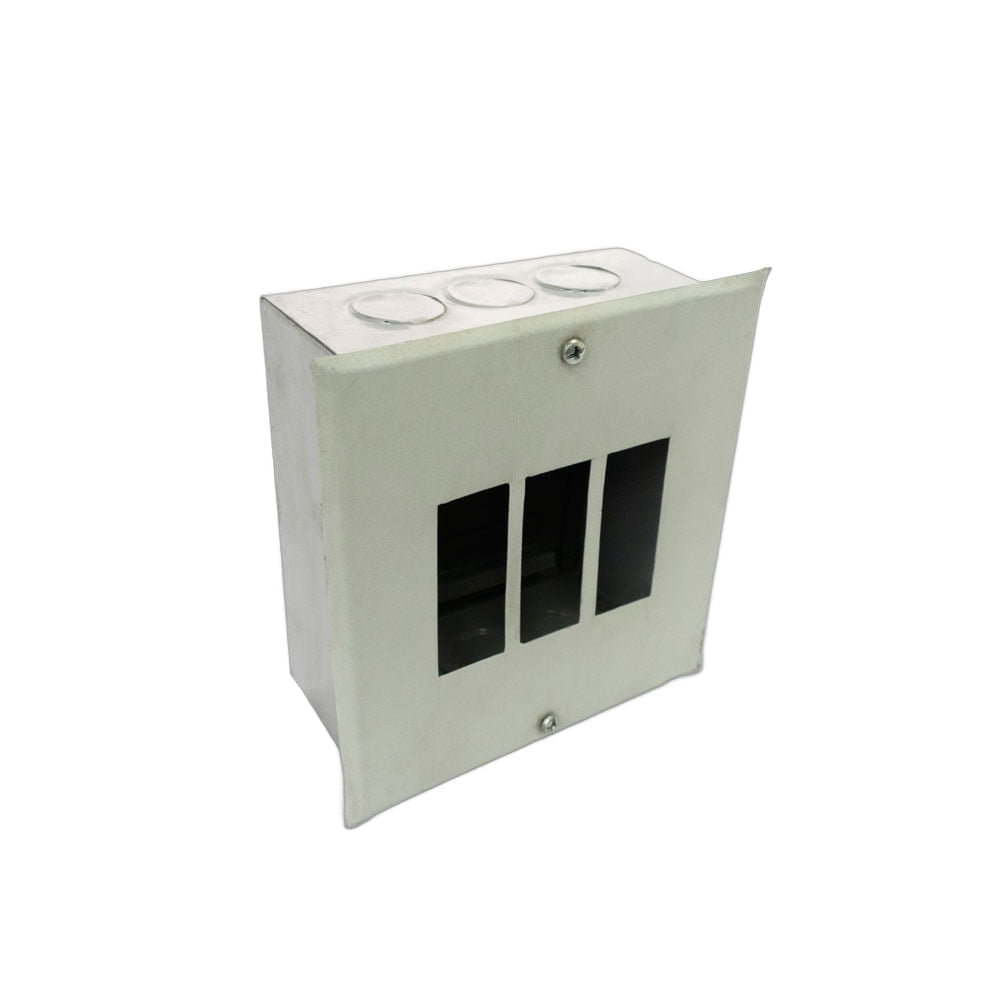 Caja Termico Metalica sin Tapa de 3 Termicos