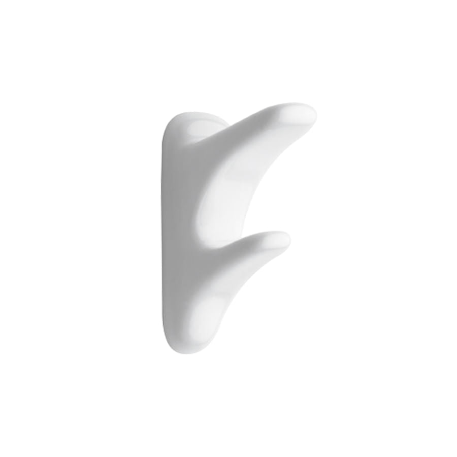Percha Ferrum Compacta Blanco APE4K Doble