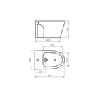 Bidet Colgar Ferrum Marina BHA1J Blanco