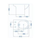 Bidet Ferrum Qubiq Blanco BRA3J