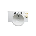 Lavatorio Mesada Marina LH63J 65cm Blanco