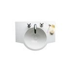 Lavatorio Mesada Marina LH63J 65cm Blanco Satinado