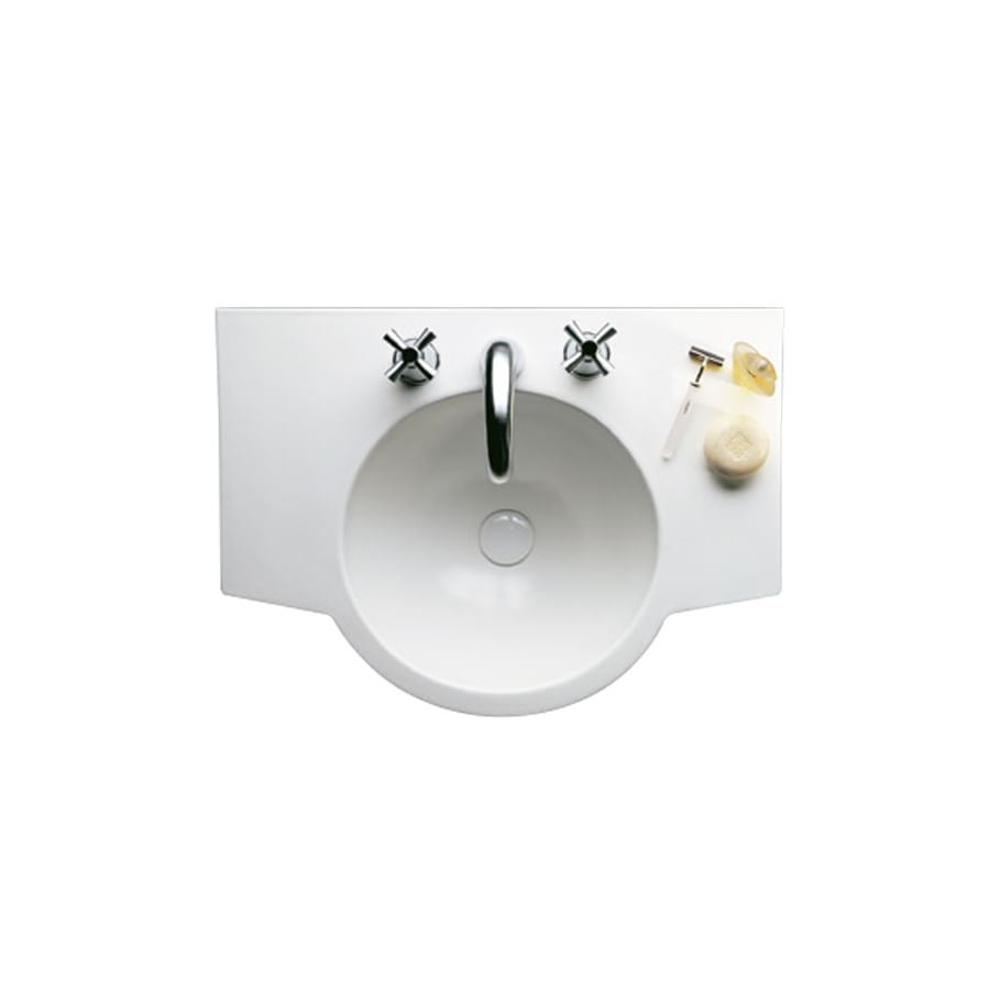 Lavatorio Mesada Marina LH63J 65cm Blanco Satinado