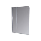Mampara Rebatible 100cm NM02A-01 Vidrio Transparente 2 paños