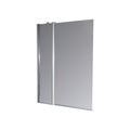 Mampara Rebatible 100cm NM02Y-01 Vidrio Esmerilado 2 paños