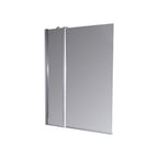 Mampara Rebatible 100cm NM02Y-01 Vidrio Esmerilado 2 paños