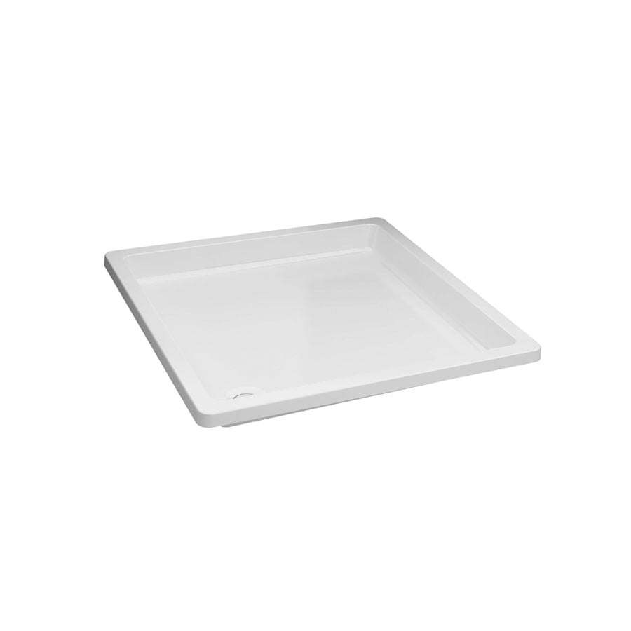 Receptáculo Acrílico Ferrum 80x80 RA80 Niza Blanco