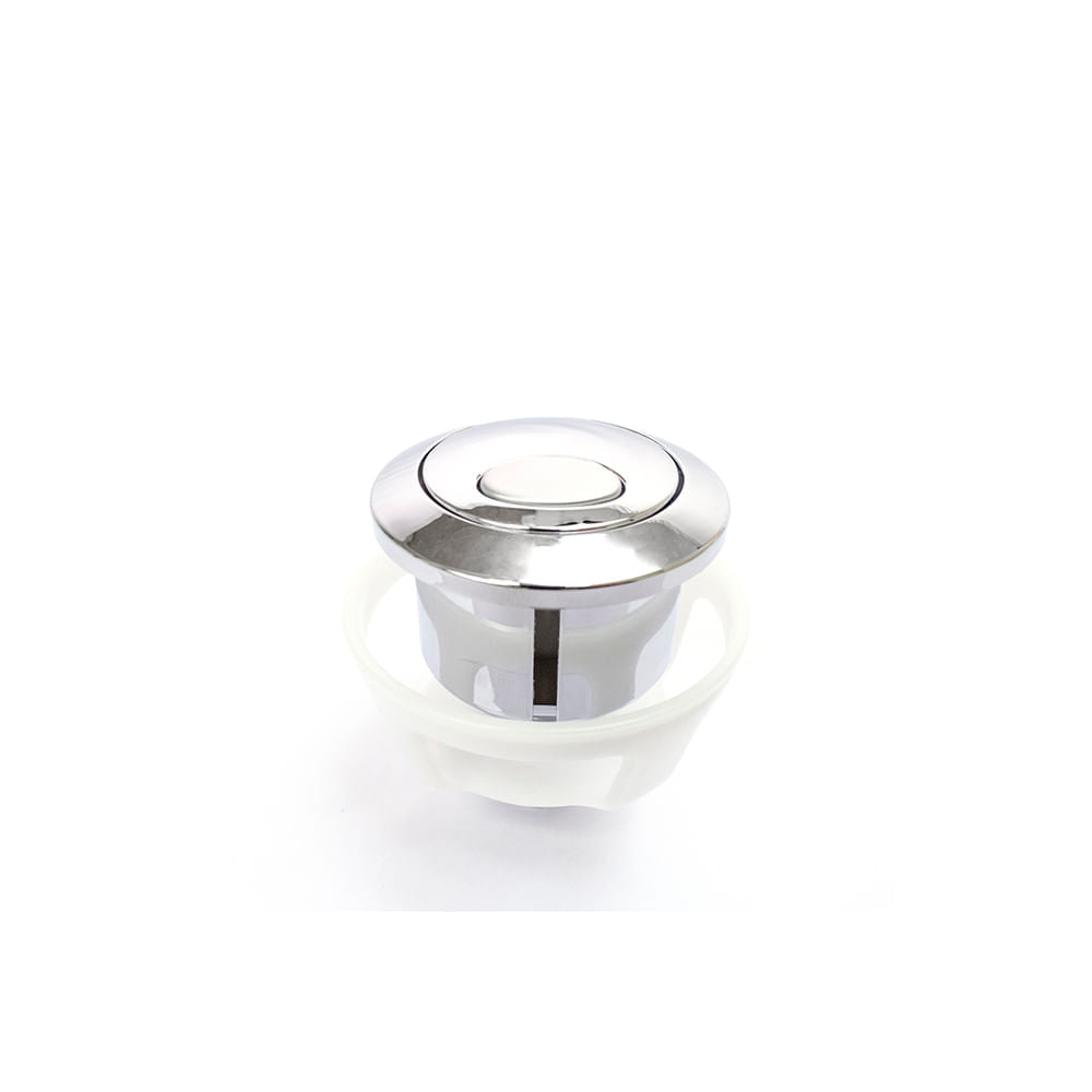 Boton Accionamiento Ferrum Descarga Dual VTA47 48mm Cromo (sist cable)