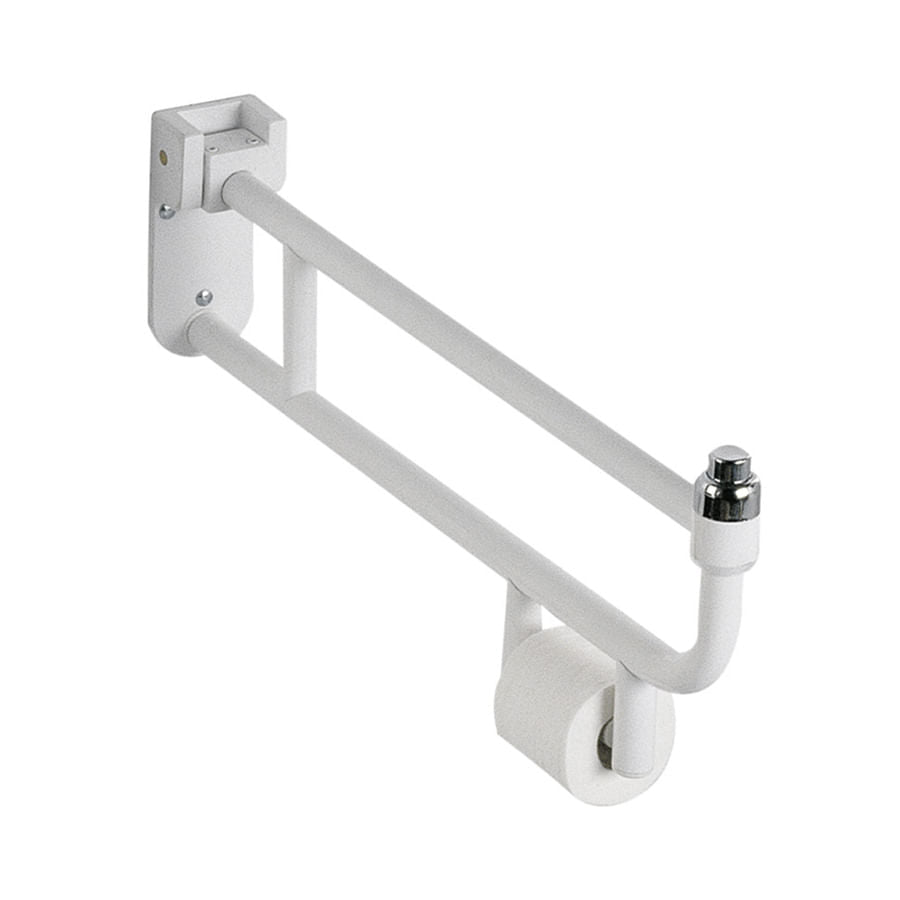 Barra de Apoyo Rebatible 80cm Ferrum VTEPA Blanco con accionamiento