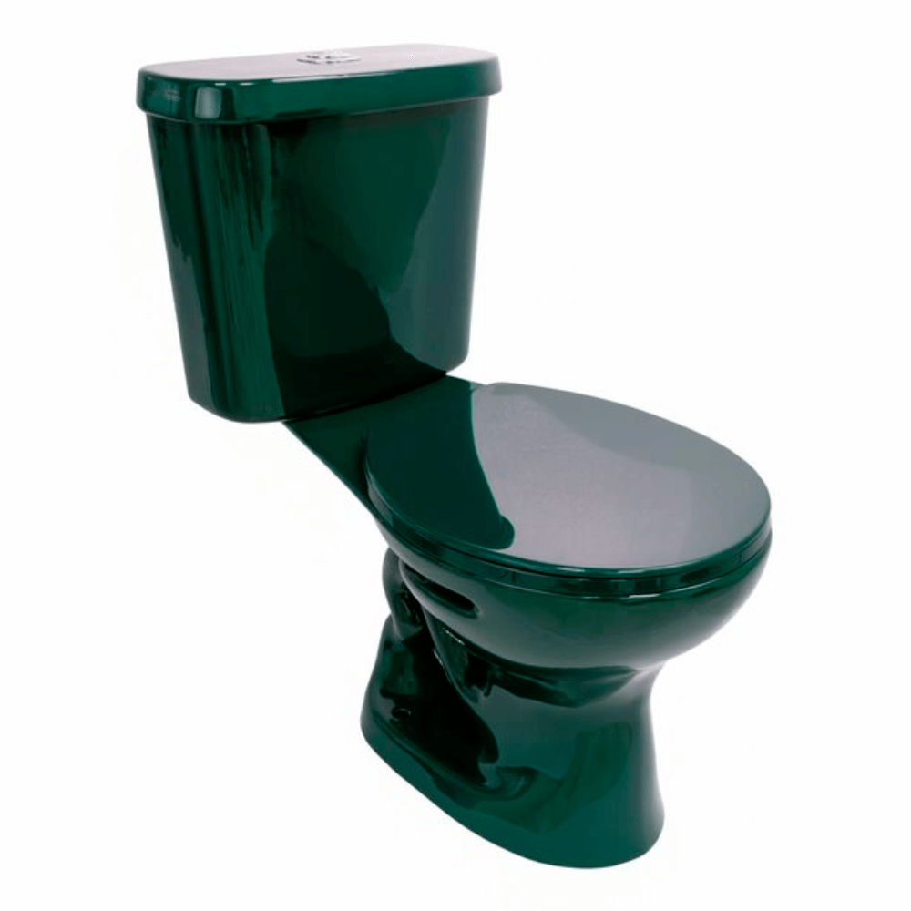 Inodoro Ferrum Roma Cipres Botón Descarga Simple con Asiento Estandar