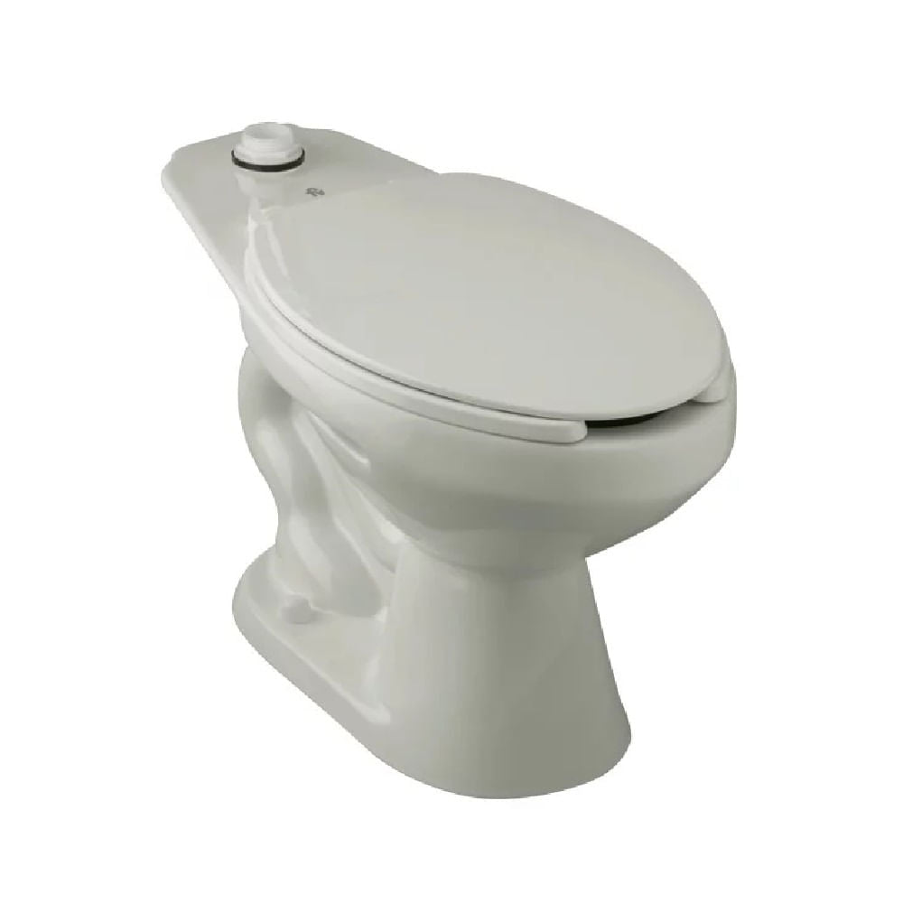Inodoro Fluxometro Brucke Hager Het B121 Blanco con asiento