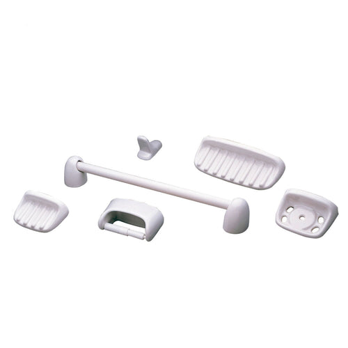 Accesorios Baño Ferrum B579.15 Blanco Juego 6 piezas