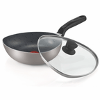 Wok 30cm Imusa Talent 0381700 Anti Adherente con tapa Vidrio