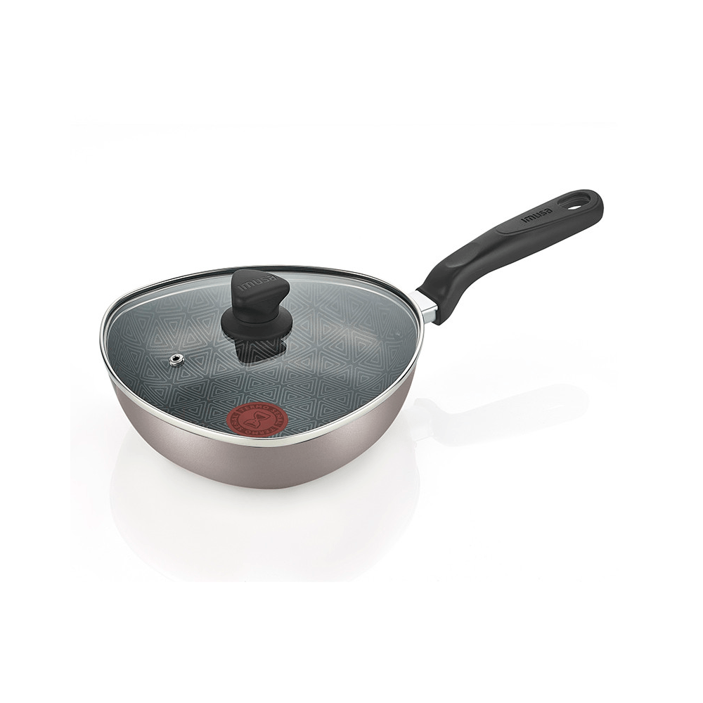 Wok 30cm Imusa Talent 0381700 Anti Adherente con tapa Vidrio