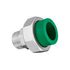 Union Doble Fusion Rosca Macho Metalica Ips