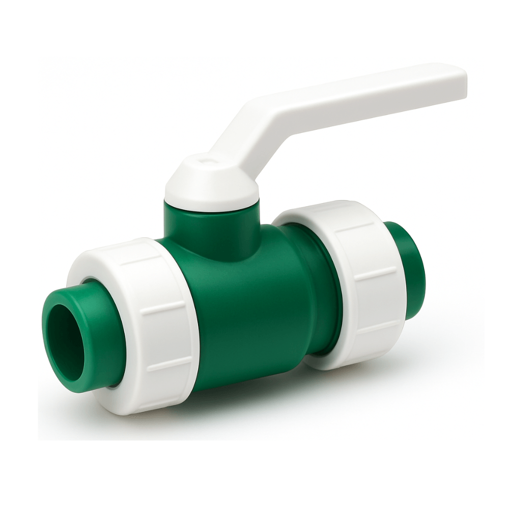 Llave de Paso Bola Fusion Volante con union doble HH Ips