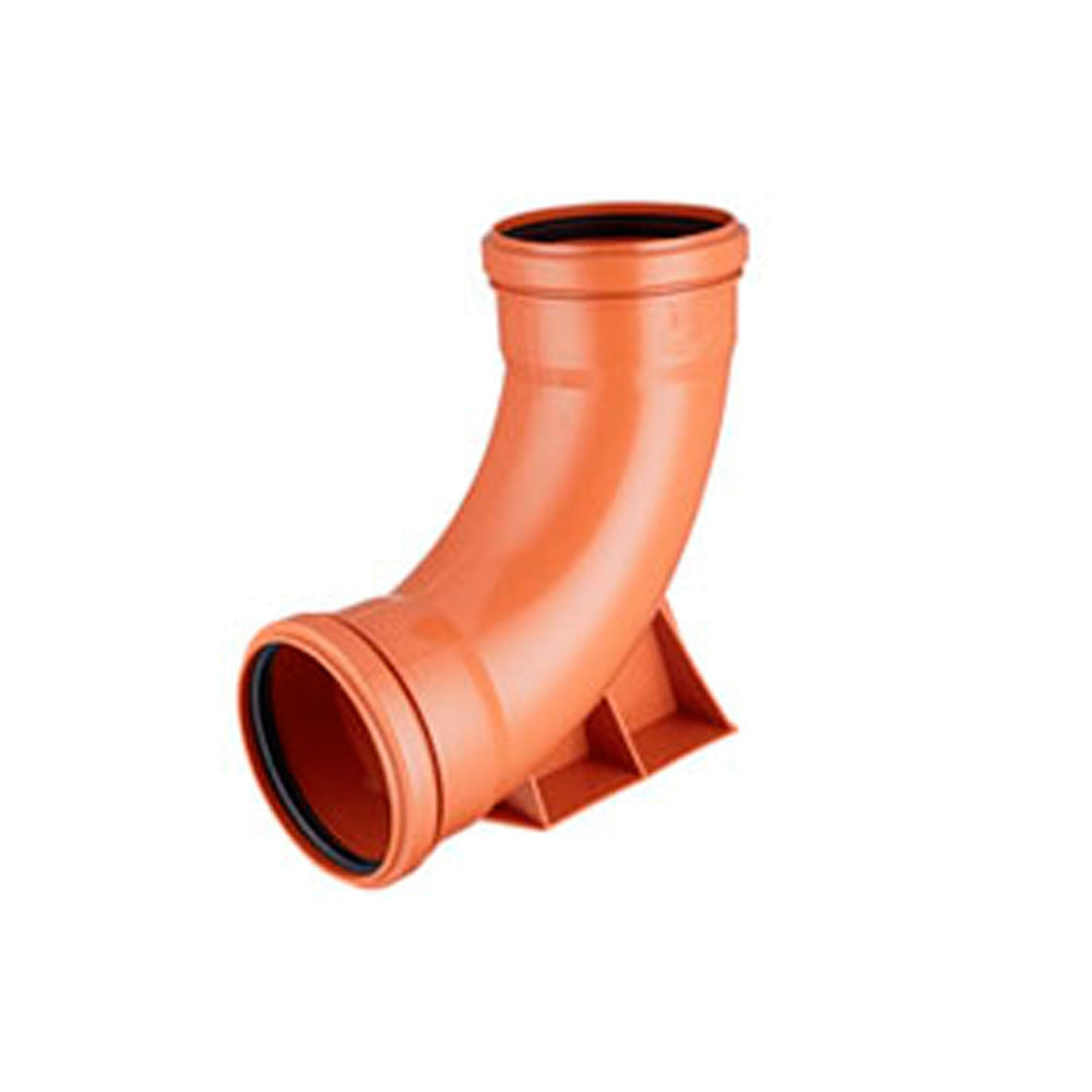 Curva Desagüe IPS 55427 HH 87° de 110mm con Base